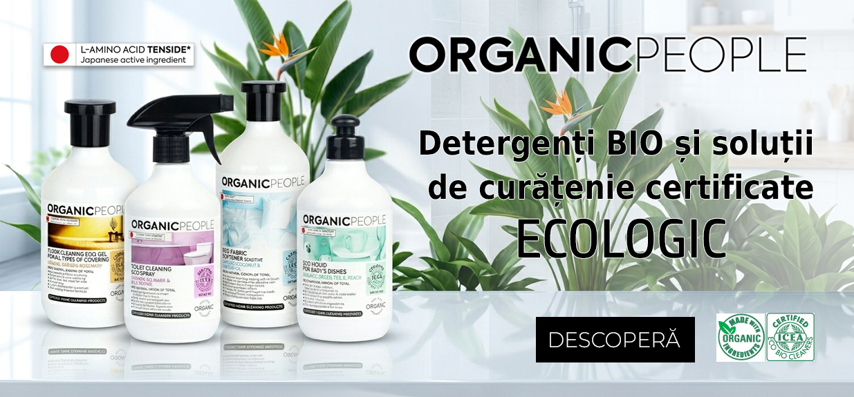 Descoperă Organic People: Detergenți bio și soluții de curățare certificate ICEA