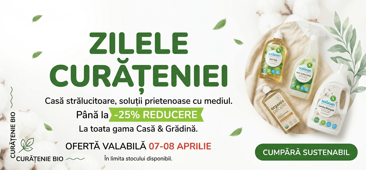 Reduceri detergenți bio si ecologici