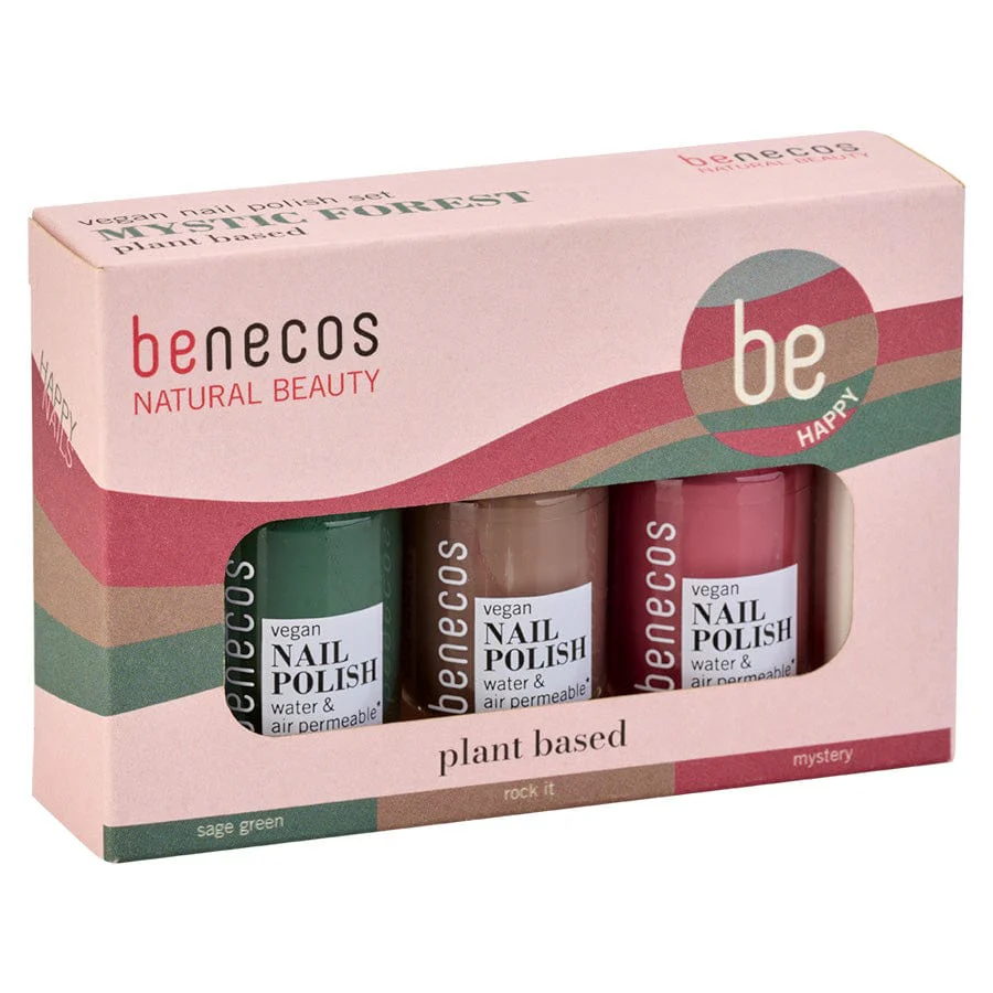 Set lacuri de unghii naturale 20-free, vegane, Mystic Forest - Benecos