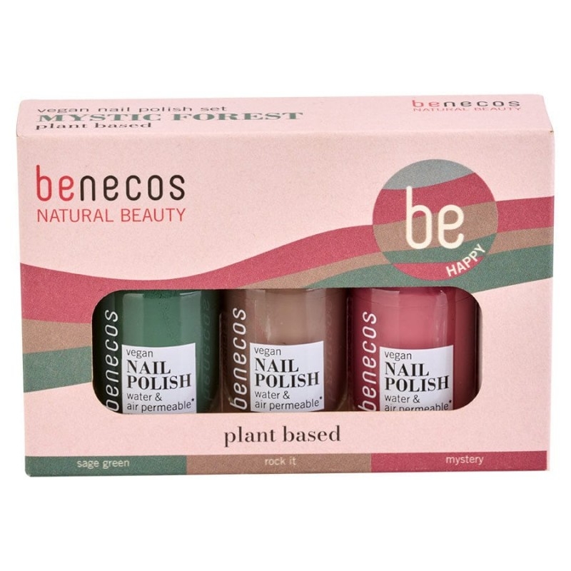 Set lacuri de unghii naturale 20-free, vegane, Mystic Forest - Benecos