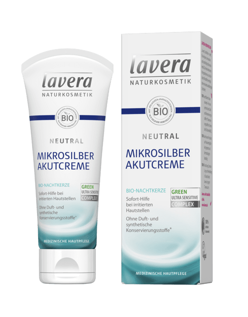 Akutcreme, tratament intensiv cu particule de argint pentru pielea iritata si eczeme, Neutral - LAVERA
