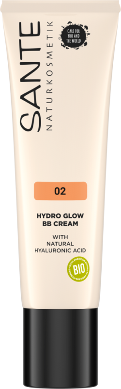 BB Cream Hydro Glow cu acid hialuronic 02 Medium-Dark - SANTE NATURKOSMETIK