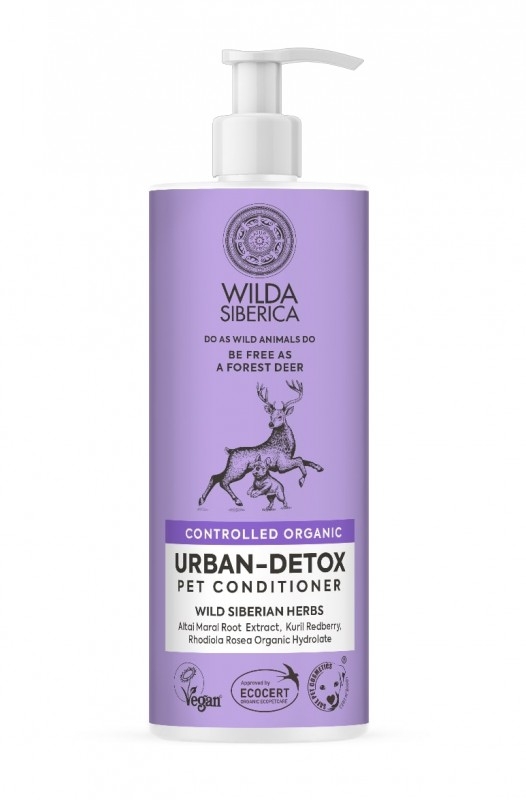 Balsam bio caini si pisici Urban Detox, 400ml - Wilda Siberica