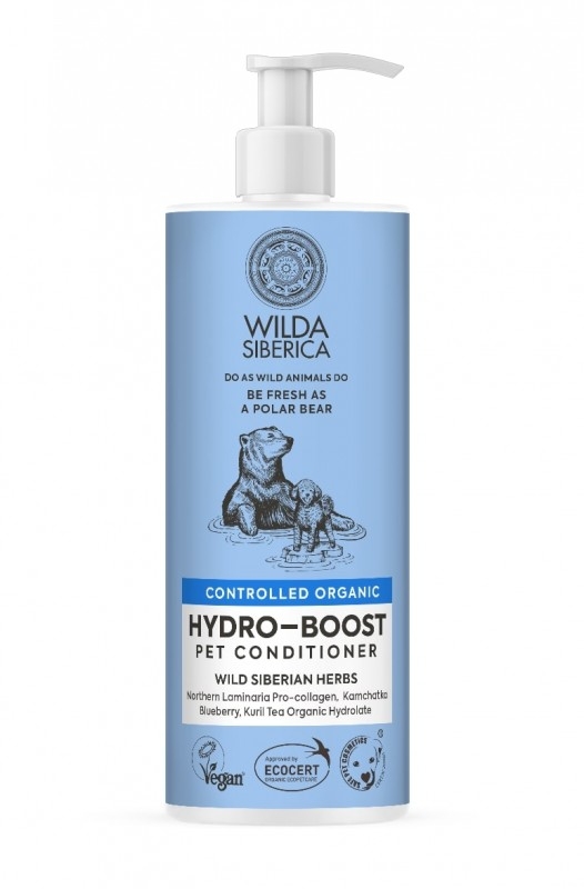 Balsam bio caini si pisici pentru hidratare, 400ml - Wilda Siberica