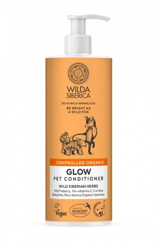 Balsam bio pentru caini si pisici pentru stralucire, 400ml - Wilda Siberica