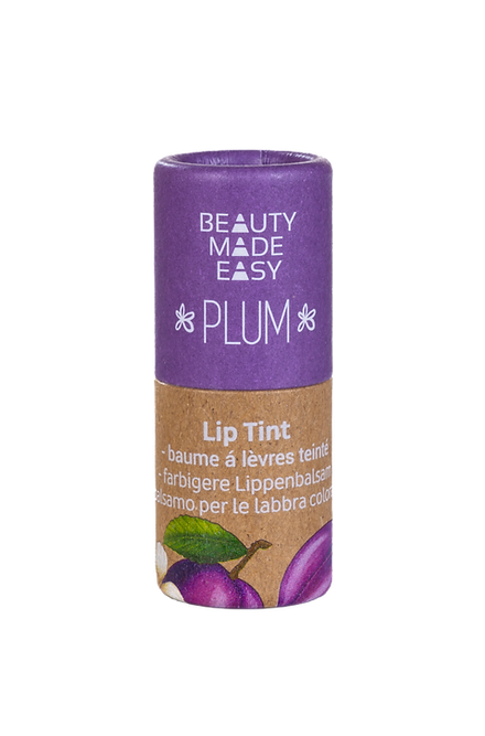Balsam buze colorat, vegan, zero plastic, PLUM - Beauty Made Easy