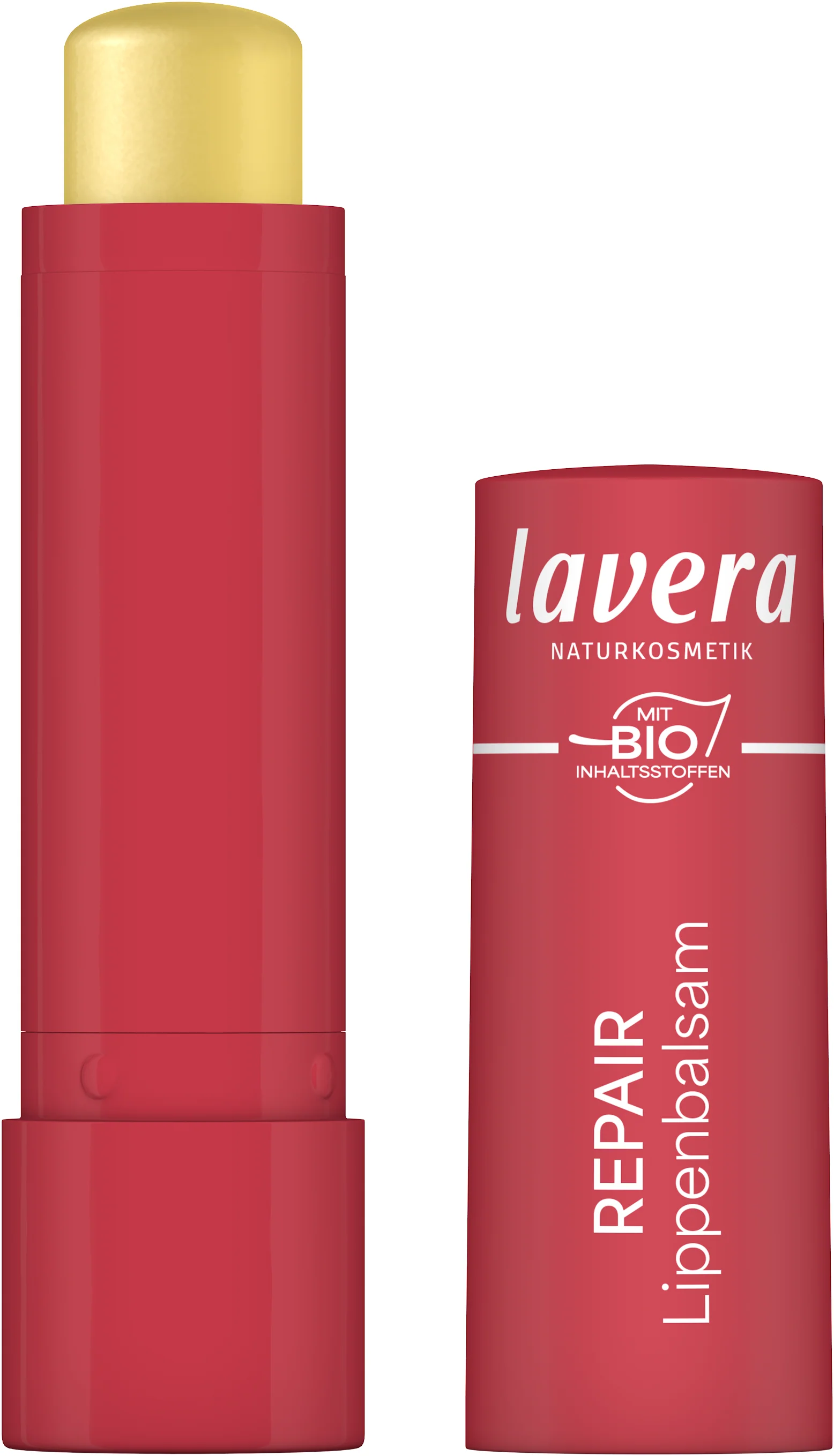 Balsam de buze bio vegan REPAIR, cu rodie si argan - LAVERA
