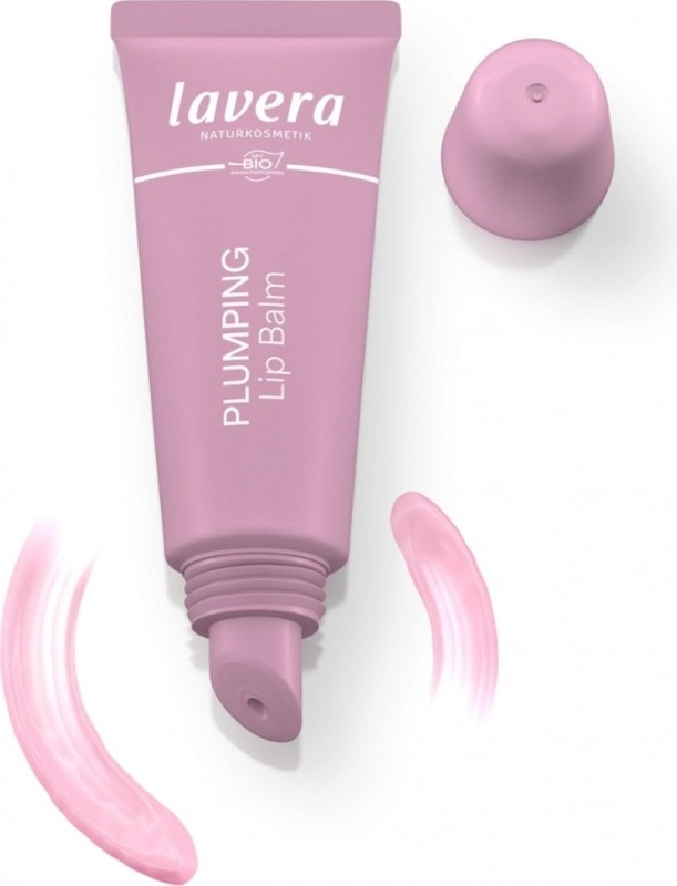 Balsam de buze cu efect de volum Lavera Plumping Lip Balm, cu Acid Hialuronic si Unt de Shea Bio