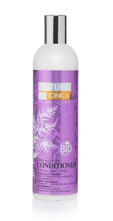 DELISTAT Balsam de par fortifiant cu taurina si coenzima Q10 Long N Strong, 400ml - Natura Estonica