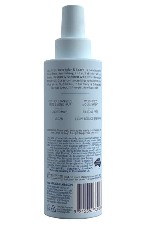 Balsam de par leave-in pentru descurcarea parului copiilor, 200ml - Jack n Jill