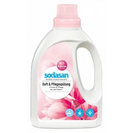Balsam parfumant ecologic pentru rufe, Magnolie, 750 ml - Sodasan