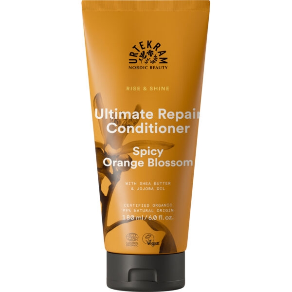 Balsam reparator par deteriorat si uscat Spicy Orange Blossom, 180ml - URTEKRAM