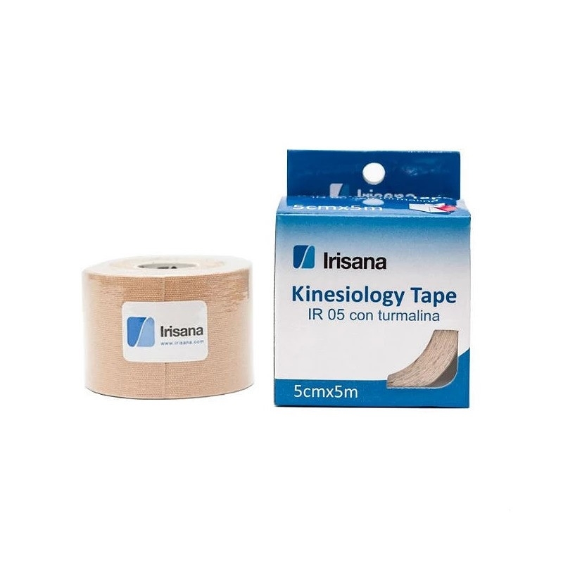 Bandaj elastic adeziv cu turmalina, rola 5m - Irisana