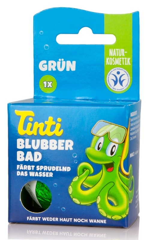 Bomba de baie coloranta pentru baia copiilor, Verde - Tinti