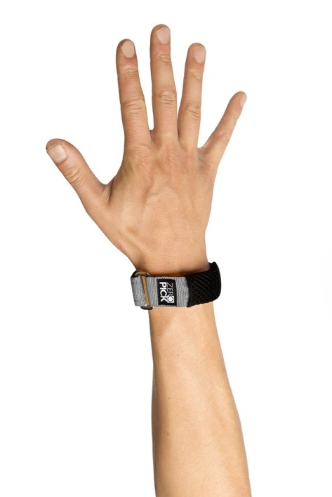 Bratara anti tantari din material textil, L (adulti) Negru - ZEROPICK