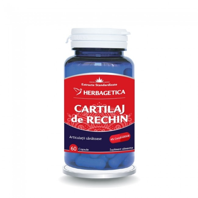 Cartilaj de Rechin, 60 capsule - HERBAGETICA