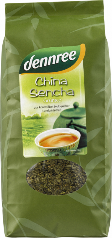 Ceai verde organic China Sencha, 500g - Dennree