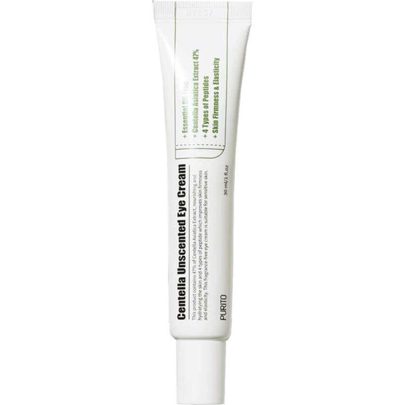 Centella Unscented Crema de ochi fara parfum, anti-rid, 30ml - Purito