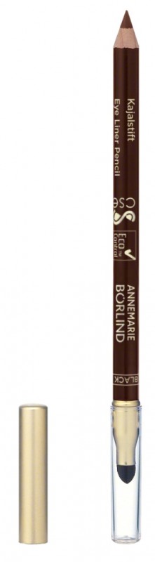 Creion contur ochi cu aplicator Black Brown (maro inchis) - Annemarie Borlind