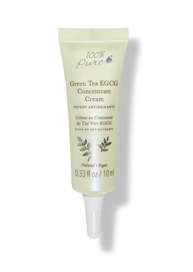 Crema antioxidanta cu concentrat de ceai verde EGCG, 10ml - 100 Percent Pure Cosmetics