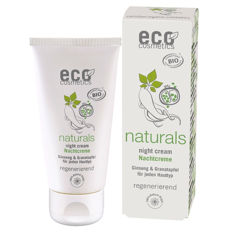 Crema  bio de noapte cu ginseng si rodie - Eco Cosmetics