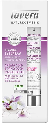 Crema antirid ochi cu ulei de karanja si acid hialuronic, 15 ml - LAVERA