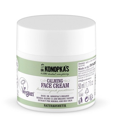 Crema de fata calmanta pentru ten normal sau gras, 50 ml - Dr. Konopka