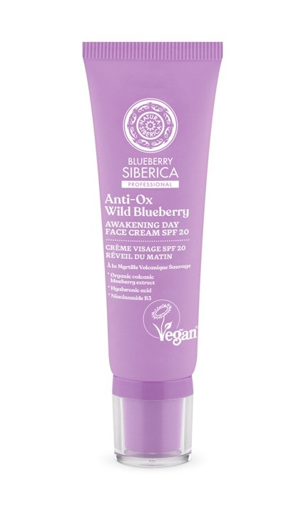 Crema de zi antioxidanta FPS20 cu niacinamida si hialuronic, 50ml - Anti-OX Wild Blueberry