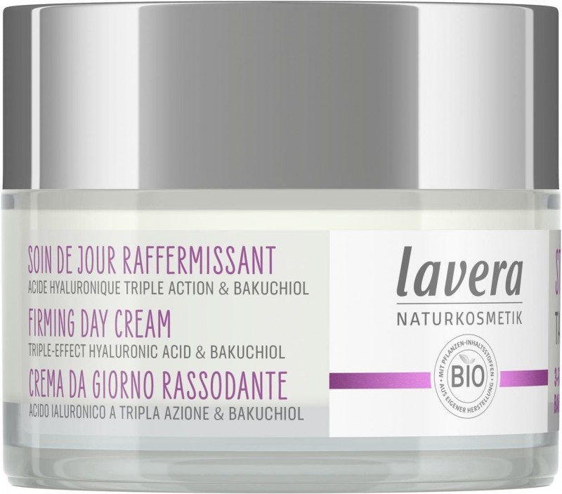 Crema de zi antirid fermitate cu acid hialuronic si bakuchiol, 50ml - Lavera