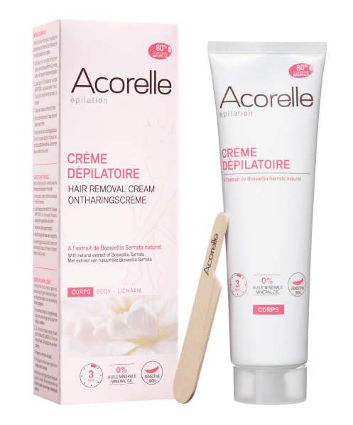 Crema depilatoare corp cu extracte naturale, 150 ml - Acorelle