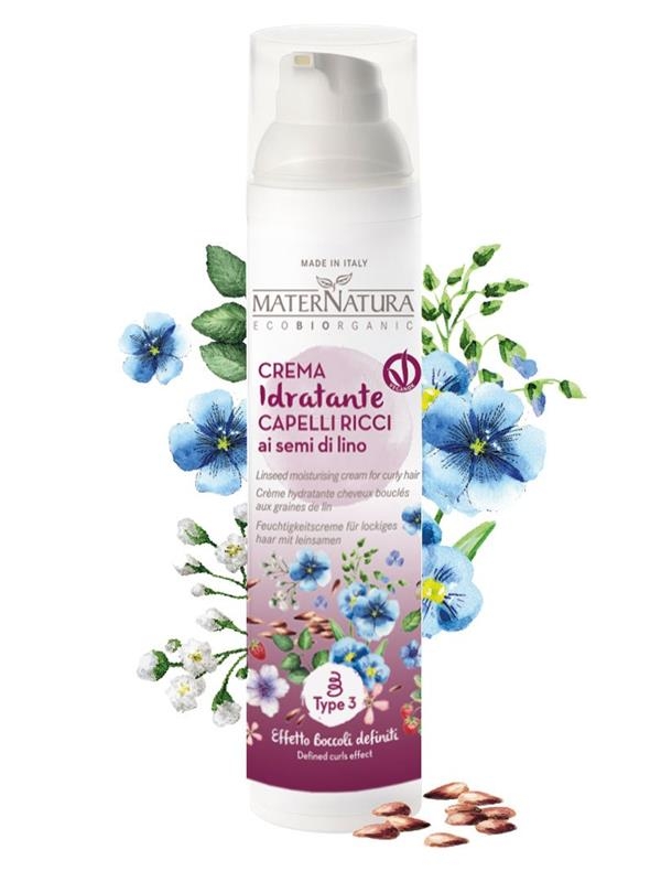 Crema hidratanta definire bucle cu seminte de in, 100ml - MaterNatura