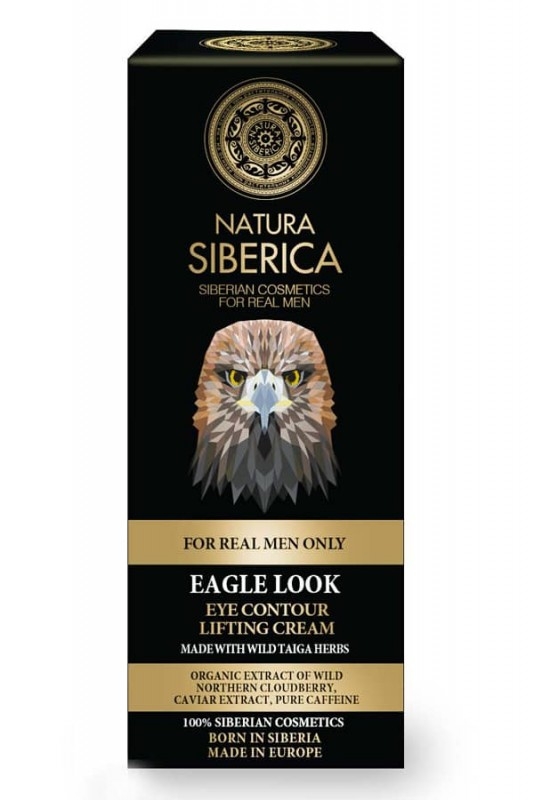 Crema ochi lifting pentru barbati cu plante siberiene si cafeina, Eagle Look - Natura Siberica