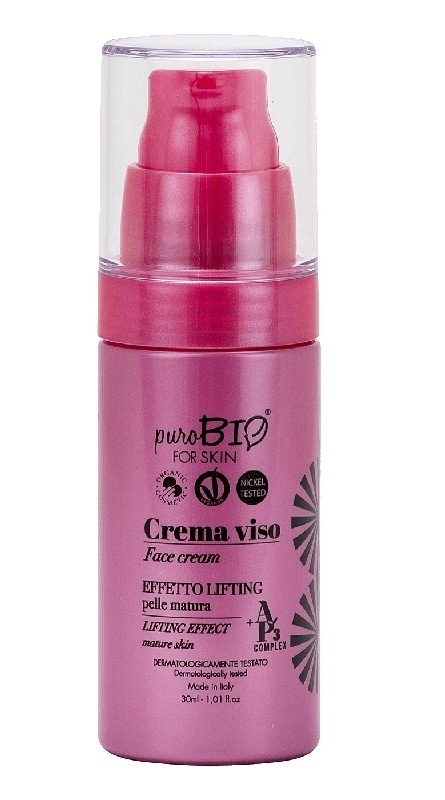 Crema ten matur efect lifting cu acid hialuronic, 30ml - PuroBio for skin