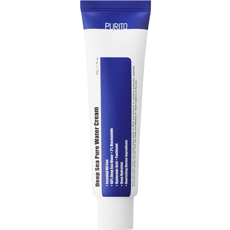 Deep Sea Pure Water Crema de fata pentru ten gras deshidratat, 50ml - Purito