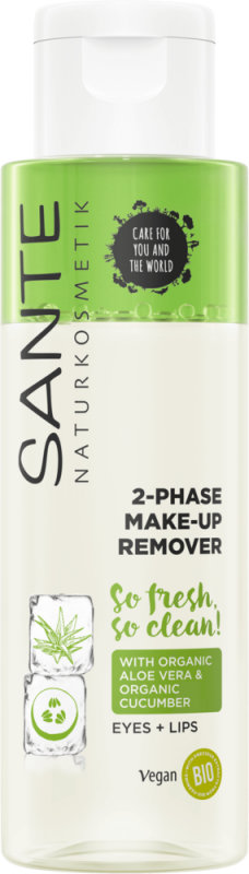 Demachiant bifazic cu aloe vera si castravete, 110ml - SANTE NATURKOSMETIK