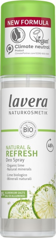 Deodorant Spray BIO Natural Refresh 48h, 75ml - LAVERA