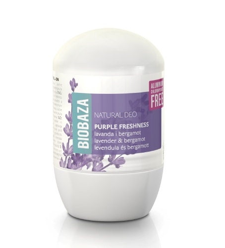Deodorant natural pentru femei PURPLE FRESHNESS (lavanda si bergamot) - BIOBAZA