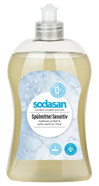 Detergent bio pentru vase Sensitiv, 500 ml - Sodasan