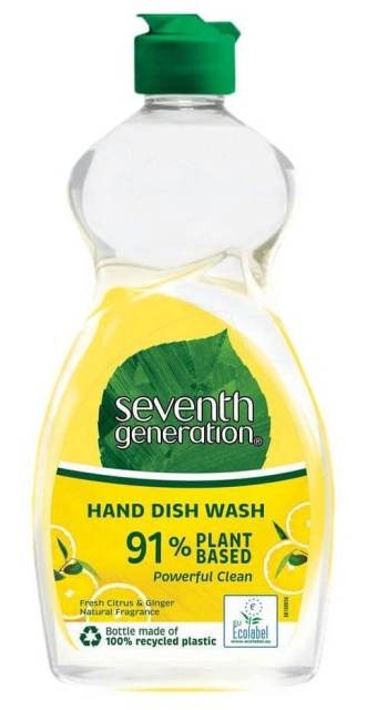 Detergent ecologic de vase Citrus   Ginger, 500ml - Seventh Generation