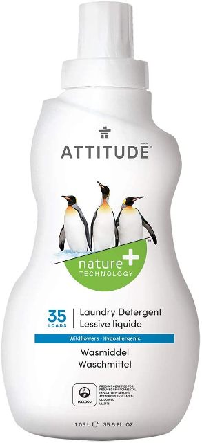 Detergent lichid ECO pentru rufe Wild Flowers, 35 spalari - ATTITUDE
