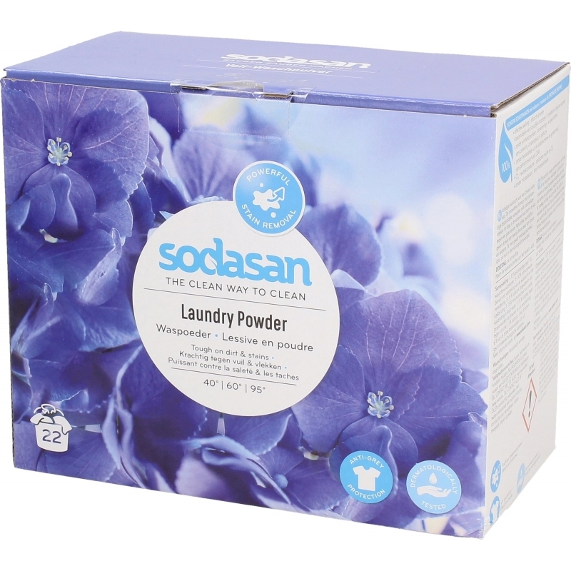 Detergent pudra pentru spalari grele, 1.2 kg - Sodasan