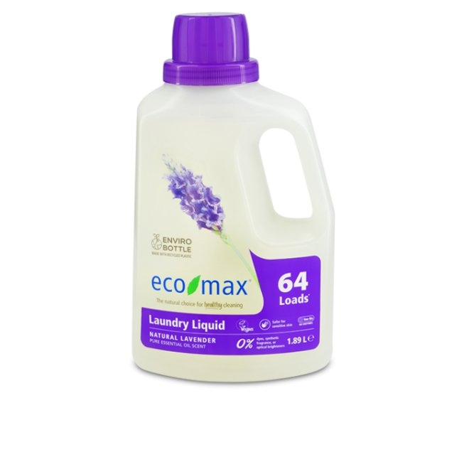 Detergent rufe ecologic concentrat cu lavanda, 64 spalari, 1.89L - ECOMAX