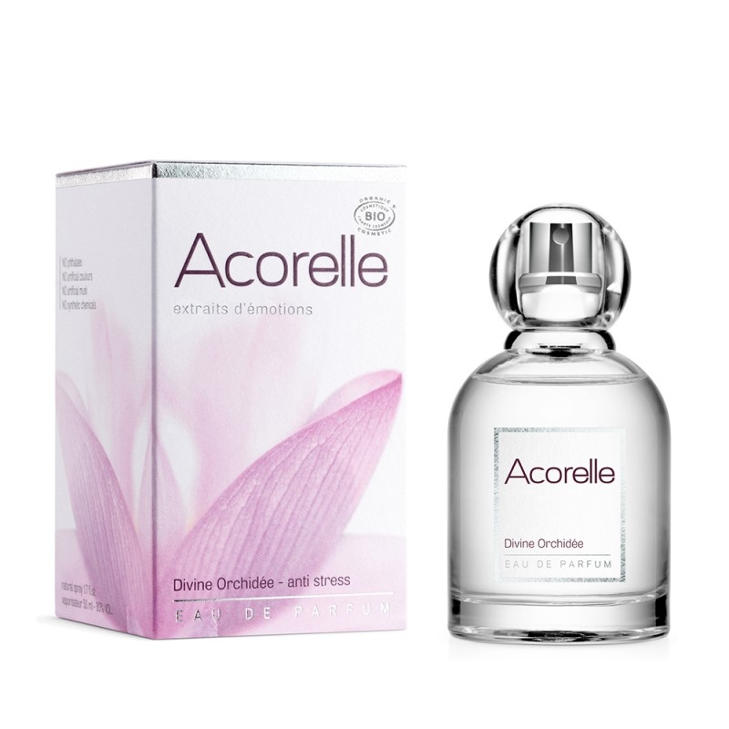 Apa de parfum bio Divine Orchidee, 50 ml - Acorelle