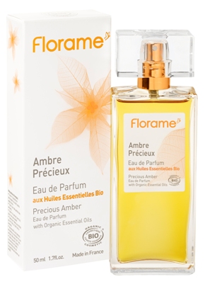Apa de parfum bio Precious Amber, 50 ml - Florame