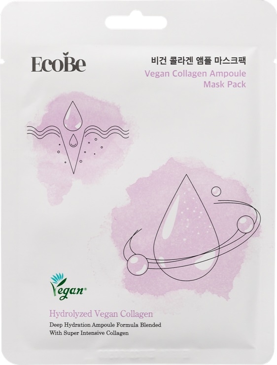 EcoBe Collagen Lift Ritual-Pachet rutina coreeana fermitate elastica anti-aging pentru ten matur, lipsit de fermitate (4 produse)