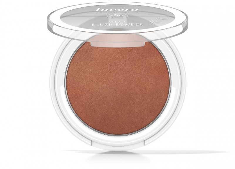 Fard de obraz bio Velvet Blush Powder, Cashmere Brown 03, 5g - LAVERA