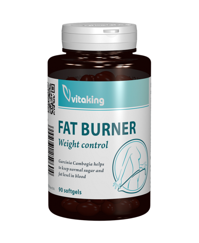 Fat Burner cu CLA, supliment pentru slabit, 90 cps - Vitaking