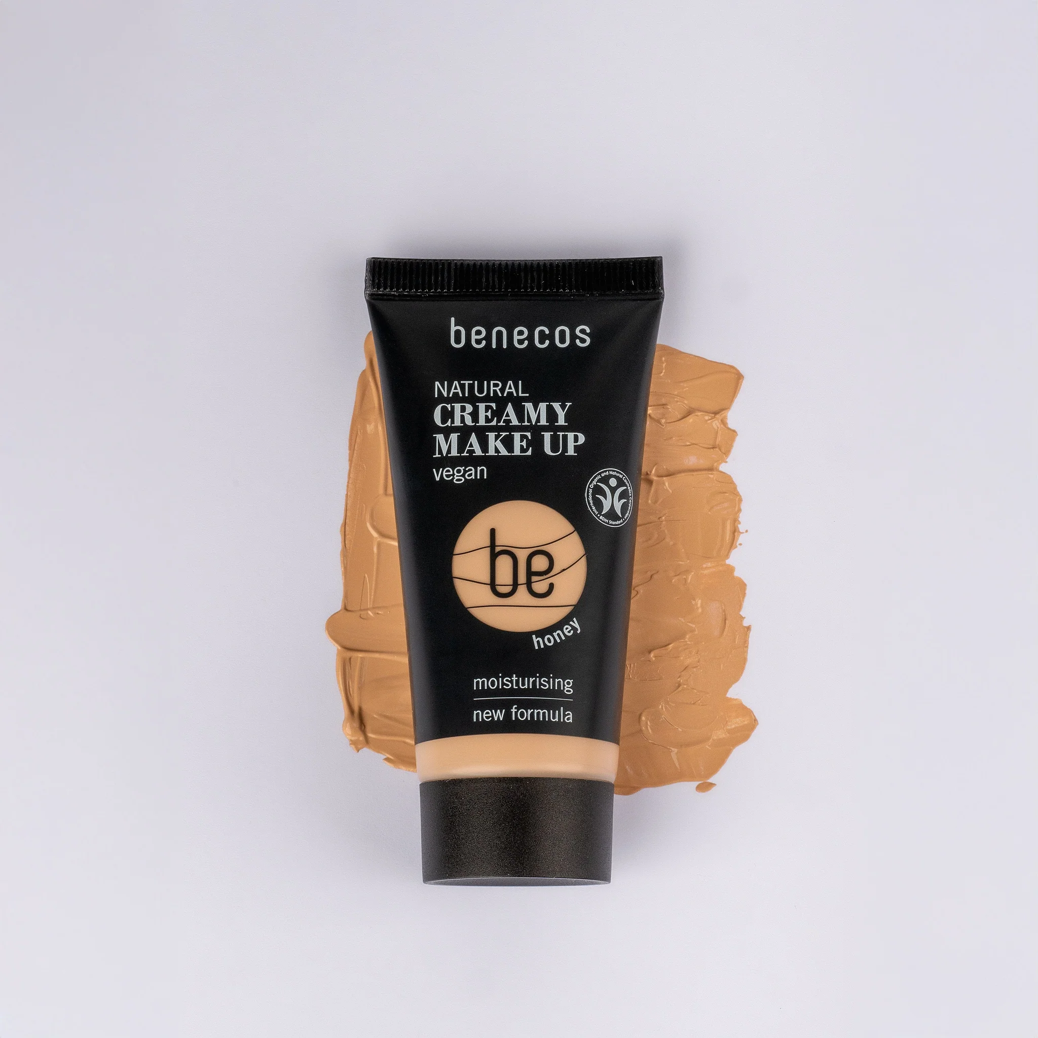 Fond de ten bio hidratant cremos Honey, 30ml - Benecos