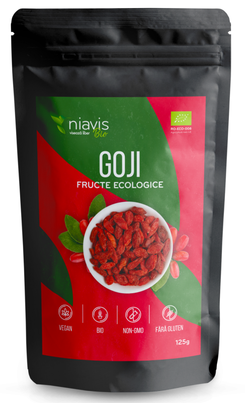 Fructe de goji uscate BIO, 125g - Niavis