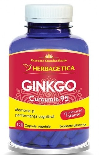 GINKGO Curcumin 95, 120 capsule - HERBAGETICA